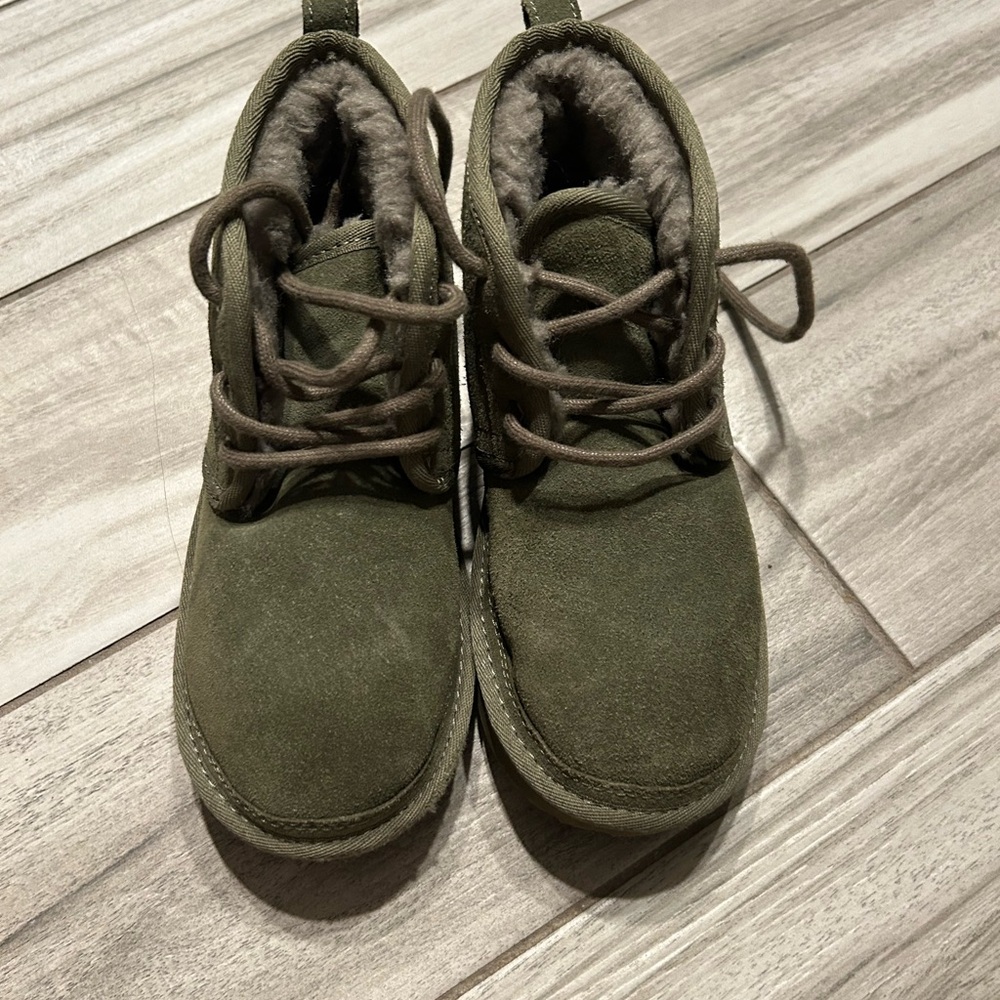 UGG Kids Olive Suede Boots